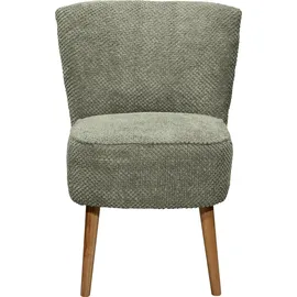 ed exciting design "Earl", grün (oliv), B:65cm H:89cm T:70cm, 95% Polyester, 5% Polyamide, Sessel, Cocktailsessel, Küchenstuhl, Küchensessel