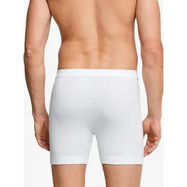 SCHIESSER Essentials Doppelripp Boxershorts weiß M 5er Pack