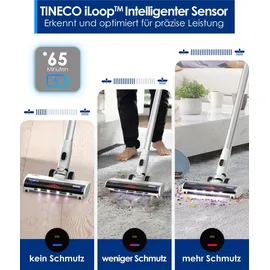 Tineco Pure ONE Station Staubsauger Kabellos, Akku Staubsauger 65 min Laufzeit mit 3L Staubstation Stielstaubsauger Leistungsstarke 1.22kg Gewicht für Hartboden, Teppich, Tierhaare