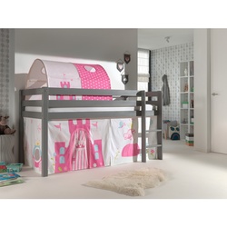 Spielbett Pino mit Textilset Vorhang und Tunnel versch. Designs