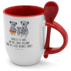 Mr. & Mrs. Panda Tasse Koala Familie – Weiß – Geschenk, Tassen, Bruder, Mama, Kaffeetasse, K, Keramik weiß