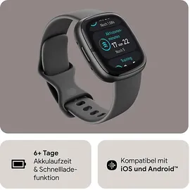 Fitbit Sense 2 graphite/shadow grey