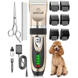 Leise Hundeschermaschine 2000Mah 4H Laufzeit Schermaschine Katze Hunde Dichtem F
