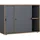VCM Salia Aktenschrank 100 x 37,4 x 74 cm anthrazit