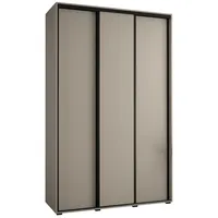 Abiks möbel MÖBEL Kryspol Schwebetürenschrank, Kaschmir, Metall, Nachbildung, 6