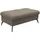 sit&more Polsterhocker Amica mit Stauraum 102 x 47 x 69 cm Grau