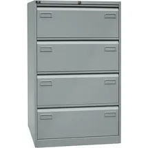 BISLEY Light Hängeregistraturschrank 80 x 62,2 x 132,1 cm silber