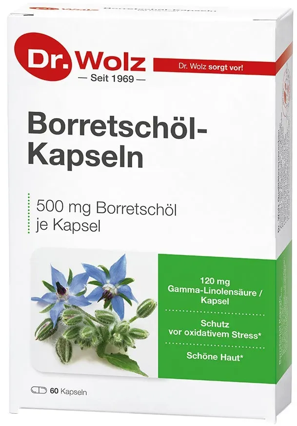 Borretschöl Kapseln Dr.wolz 60 St