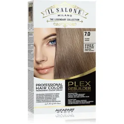 Alfaparf Milano Il Salone Milano Plex Rebuilder Permanent-Haarfarbe Farbton 7.0 - Blonde 1 St.