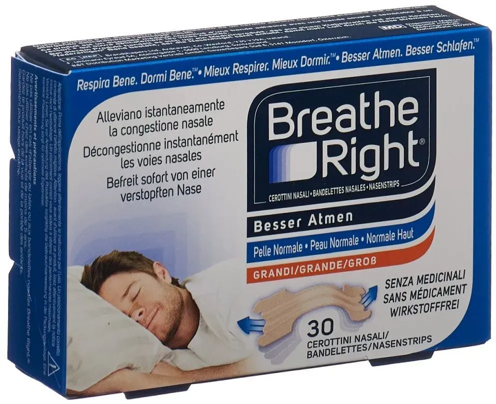 Besser Atmen Breathe Right Nasenpflaster Beige Normal