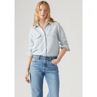 Levi's Jeansbluse »ICONIC WESTERN«, mit Streifenmuster Gr. L (40), marinas, , 33407115-L