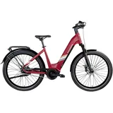 Zündapp E-Bike City X800 27,5 Zoll 7-Gang 550 Wh weinrot
