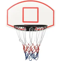 vidaXL Basketballkorb Weiß 71x45x2 cm Polyethylen