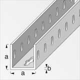 Alfer U-Profil 2.5 m, 35.5 x 35.5 mm Stahl verzinkt