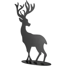 Fink Hirsch Jasper schwarz Dekofigur zum Aufstellen