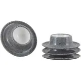 gimex Solid Line 4-teilig, granitgrau/weiß