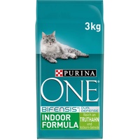 PURINA ONE BIFENSIS Indoor Formula Katzentrockenfutter,4er Pack (4 x 3 kg)