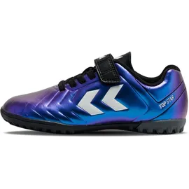 hummel Top Star Turf TF VC 2.0 Kinder Weiß/Blau/Lila/Schwarz 34