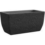 Teraplast Pflanztrog PETRAM Slate Stone schiefer rechteckig 81 x 50 cm - Kunststoff
