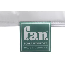 fan Microfaserbettdecke FAN "Microfaser kochfest, Bettdecken für Sommer und Winter, Decke", weiß, B:135cm L:200cm, Bezug: 100% Polyester.