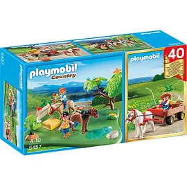 Playmobil Country Jubiläums-KompaktSet Ponykoppel inkl. Ponywagen (5457)
