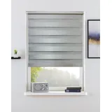 Bruno Banani Doppelrollo LEVIN 120 x 150 cm grau