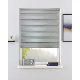 Bruno Banani Doppelrollo LEVIN 120 x 150 cm grau