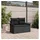 vidaXL Gartensofa Loungesofa schwarz