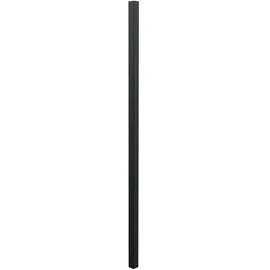 GAH Alberts Zaunpfosten 51 x 51 mm 170 cm Schwarz/Aluminium