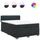 vidaXL Boxspringbett 140 x 200 cm Schwarz