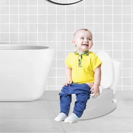 pilsan Töpfchen Kinder mit Musik Kindertoilette grau ab 18 Monate Training