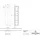 Villeroy & Boch V&B Spiegelregal Subway 3.0 45x170x30cm, mit Regal links, kansas oak