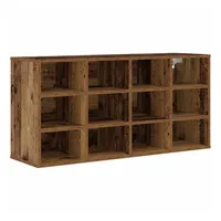 VidaXL Schuhschrank mit Regal Altholz 103 x 30 x