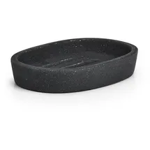 Zeller Seifenschale Dark Stone Badaccessoires Schwarz
