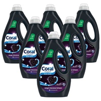 Coral Colorwaschmittel 6x 1.15L Waschmittel Black Velvet für intensives Schwarz