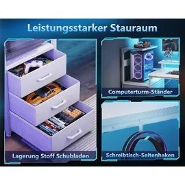 luxuskollektion Schreibtisch Carbon Fiber Weiß