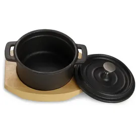 Echtwerk Mini-Kochtopf Bräter Ø 10 cm rund