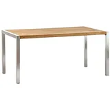 Destiny Gartentisch MACAO, Edelstahl, Teak-Tischplatte, 160x90x75cm
