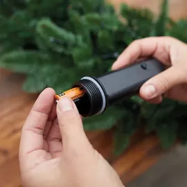 MARELIDA LED Lichterkette Durawise - 48 bernstein LED - L: 3,5m - 8 Funktionen - Timer - ...