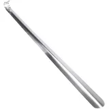 SAFIGLE Klappbarer Schuhlöffel aus Edelstahl Silber Tragbar und Schützt vor Fußverletzungen 51,5cm Langer Schuhanzieher für Einfaches Anziehen von Schuhen