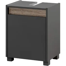 Schildmeyer Waschbeckenunterschrank Cosmo 148462 anthrazit 41,8 x 33,0 x 54,6 cm