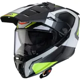 Caberg Tanami Scram, Endurohelm - Schwarz/Grau/Neon-Gelb - XS