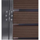 MCW Mülltonnenverkleidung K14 200 x 120 x 85 cm walnuss