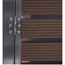 MCW Mülltonnenverkleidung K14 200 x 120 x 85 cm walnuss