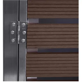 MCW Mülltonnenverkleidung K14 200 x 120 x 85 cm walnuss