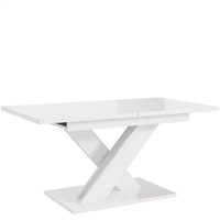 MEBLINI Esstisch Ausziehbar - Esszimmertisch Modern - Küchentisch - Säulentisch - Ausziehtisch - Dining Table - Esszimmertische - 140-180x80x75cm...