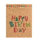 IDENA Geschenktüte Geburtstag 18,0 x 23,0 cm 1 St. Mehrfarbig