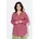 Satinbluse mischfarben rot 48