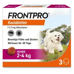 FRONTPRO Kautablette Hunde 2-4kg 3 St