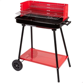 Aktive Holzkohlegrill 66x44x85 cm, - Black - One Size